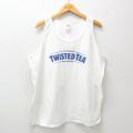 00s タンクトップ TWISTED TEA ホワイト XL | 古着