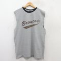 Broncos 00s ノースリーブTシャツ Broncos グレー L | 古着