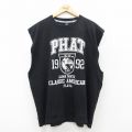 PHAT FARM 00s ノースリーブTシャツ ブラック XL | 古着