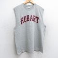 90s ノースリーブTシャツ ホバート グレー L | 古着