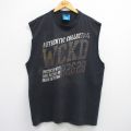 WCKD ノースリーブTシャツ ブラック XL | 古着