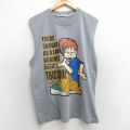 90s ノースリーブTシャツ グレー L | 古着
