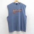 00s ノースリーブTシャツ カニ ネイビー L | 古着
