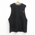ラングラー ノースリーブTシャツ 胸ポケット ブラック M | 古着