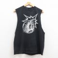 00s ノースリーブTシャツ 爆弾 ブラック M | 古着