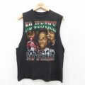 マルコムX ノースリーブTシャツ ブラック M | 古着
