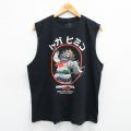 僕のヒーローアカデミア ノースリーブTシャツ トガヒミコ ブラック L | 古着