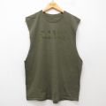 5.11タクティカル ノースリーブTシャツ ビッグロゴ グリーン L | 古着