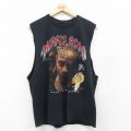 ノースリーブTシャツ トリッピーレッド ブラック L | 古着