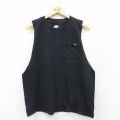 ディッキーズ ノースリーブTシャツ ワンポイント ブラック L | 古着