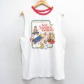 M★古着 スティーブンローズ ノースリーブ Tシャツ メンズ 子ども Summon Demons コットン クルーネック 白 ホワイト 25jul17 中古