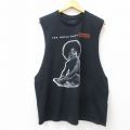 XL★古着 ノースリーブ ヒップホップ ラップ Tシャツ メンズ ノトーリアスBIG コットン クルーネック 黒 ブラック 25jul23 中古