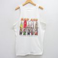 XL★古着 ビンテージ タンクトップ メンズ 00年代 00s ロバ サーフボード 大きいサイズ ロング丈 クルーネック 白 ホワイト 25jul29 中古