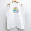 L★古着 ビンテージ タンクトップ メンズ 90年代 90s ウィンストン ビーチ コットン クルーネック USA製 白 ホワイト 25aug01 中古