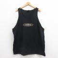 XL★古着 ラルフローレン Ralph Lauren ポロジーンズ ブランド タンクトップ メンズ ビッグロゴ 大きいサイズ コットン 黒 ブラック 25aug13 中古