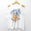 XL★古着 ビンテージ タンクトップ メンズ 90年代 90s SLOPPY JOES カジキ クルーネック 白 26mar27