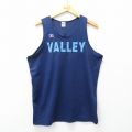 XL★古着 ラッセル ビンテージ タンクトップ メンズ 80年代 80s VALLY クルーネック USA製 紺 26apr09