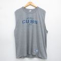 ラッセル 00s ノースリーブTシャツ シカゴカブス グレー XL | 古着