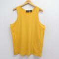 90s タンクトップ イエロー XL | 古着