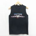 00s ノースリーブTシャツ テストトラック ブラック S | 古着