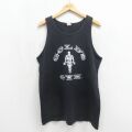 90s タンクトップ ゴールドジム ブラック L | 古着