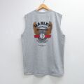 ハーレーダビッドソン ノースリーブTシャツ ビッグロゴ グレー XL | 古着