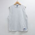 チャンピオン 90s ノースリーブTシャツ グレー M | 古着