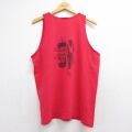 00s タンクトップ WOMEN Mechelle レッド メンズL相当 | 古着