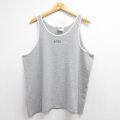 ナイキ 90s タンクトップ ワンポイントロゴ グレー メンズXL相当 | 古着