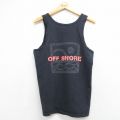 90s タンクトップ OFF SHORE ブラック メンズM相当 | 古着