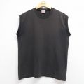 90s ノースリーブTシャツ 無地 ブラック メンズL相当 | 古着