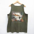 90s タンクトップ ハワイ カーキ メンズXL相当 | 古着