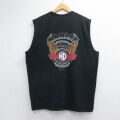 ハーレーダビッドソン 00s ノースリーブTシャツ ビッグロゴ ブラック メンズXL相当 | 古着
