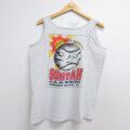 90s タンクトップ ソフトボール 霜降りグレー メンズL相当 | 古着