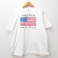 ジャージーズ 90s 半袖Tシャツ 星条旗 ホワイト XL | 古着