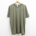 XL★古着 リーボック REEBOK 半袖 ビンテージ Tシャツ メンズ 00年代 00s ワンポイントロゴ 大きいサイズ コットン クルーネック 緑系 グリーン 24feb13 中古