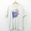 90s 半袖Tシャツ Rebel Band 霜降りグレー XL | 古着