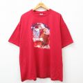 00s 半袖Tシャツ ワシ レッド XL | 古着