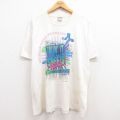 フルーツオブザルーム 90s 半袖Tシャツ MICHIGAN STREETS ホワイト XL | 古着
