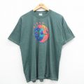フルーツオブザルーム 90s 半袖Tシャツ AQUAFINA グリーン霜降り XL | 古着