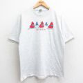 90s 半袖Tシャツ ヨット グレー XL | 古着