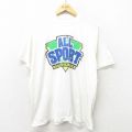 80s 半袖Tシャツ オールスポーツ ホワイト M | 古着