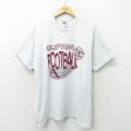 フルーツオブザルーム 00s 半袖Tシャツ フットボール グレー XL | 古着