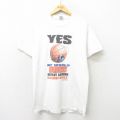 00s 半袖Tシャツ YES ホワイト XL | 古着