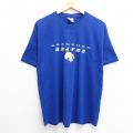 ヘインズ 00s 半袖Tシャツ BRADFORD BRAVES ブルー L | 古着