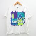 90s 半袖Tシャツ GEAR ホワイト XL | 古着