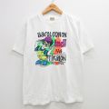 00s 半袖Tシャツ BaCOLODNON ホワイト L | 古着