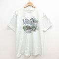 フルーツオブザルーム 90s 半袖Tシャツ ランカスター汽車 グレー XL | 古着