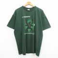 フルーツオブザルーム 00s 半袖Tシャツ CephaloPod グリーン XL | 古着