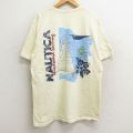 ノーティカ 90s 半袖Tシャツ ビッグロゴ イエロー L | 古着